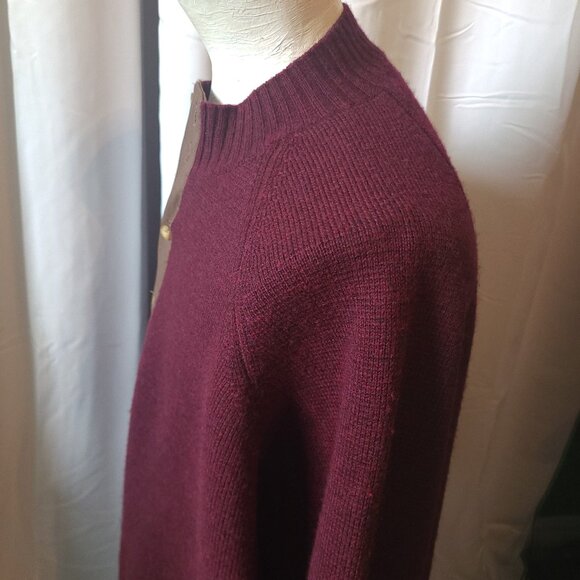 Men's C.C. Filson L/S Partial button front sweater XL - 100% Wool weighs 2.8 oz - Picture 5 of 11